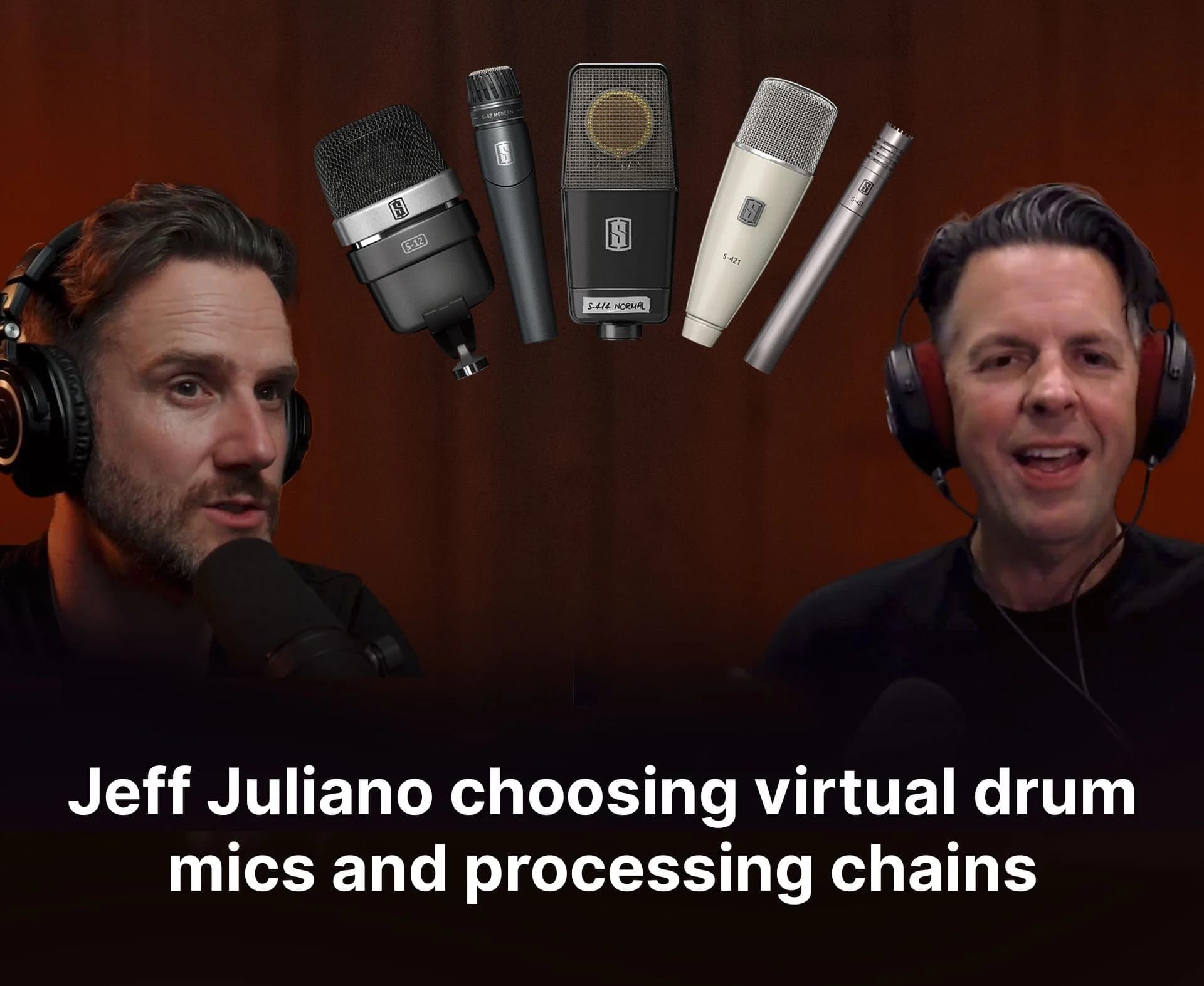 Raw Drums. Choose your microphone.